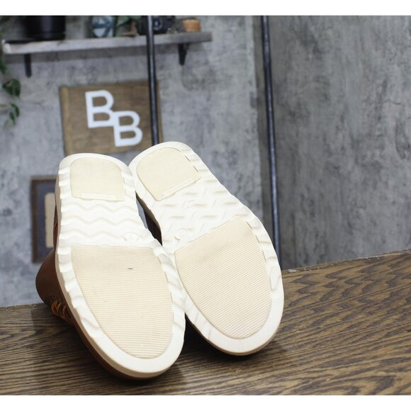 Goodfellow & Co Mens Niles Mock Toe Boots 90971861 Cognac Brown 7 - Picture 5 of 9